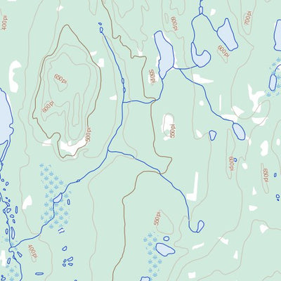 Lac Garreau, QC (024F09 Toporama)