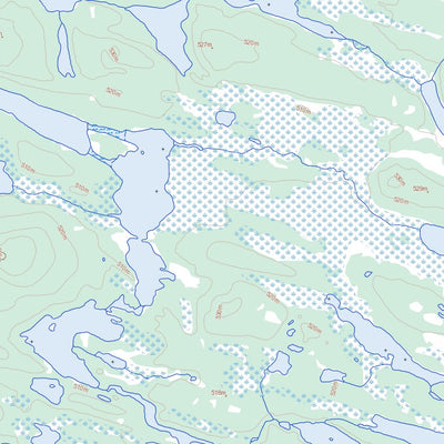 Lac Merville, QC (023P02 Toporama)