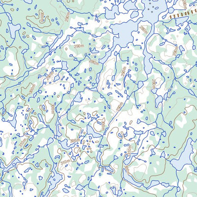 Lac Ptarmigan, QC (024E14 Toporama)