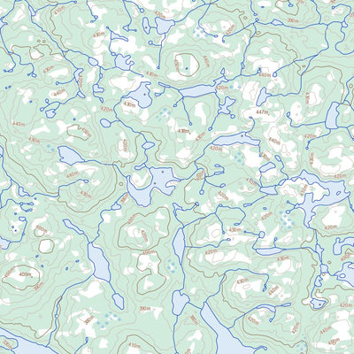 Lac Le Boux, QC (024D12 Toporama)