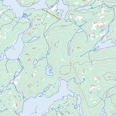 Lac Degrais, QC (024D05 Toporama)