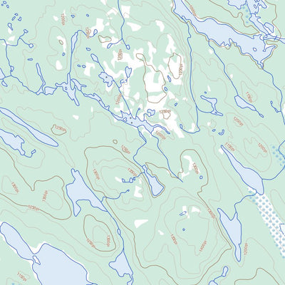 Lac Uzureau, QC (024B16 Toporama)