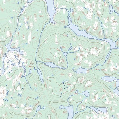 Lac Kerverso, QC (023N02 Toporama)