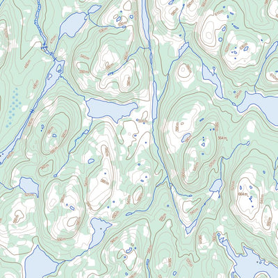 Lac Kerverso, QC (023N02 Toporama)