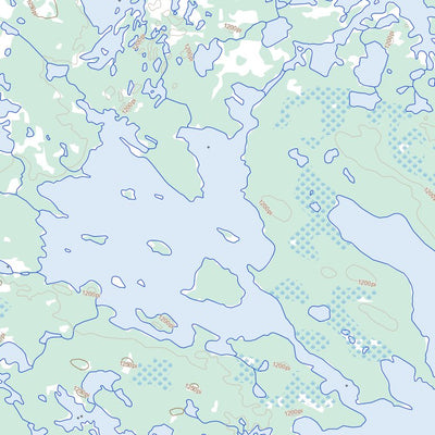 Lac Saint-Servan, QC (024B07 Toporama)