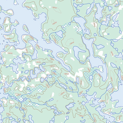 Lac Saint-Servan, QC (024B07 Toporama)