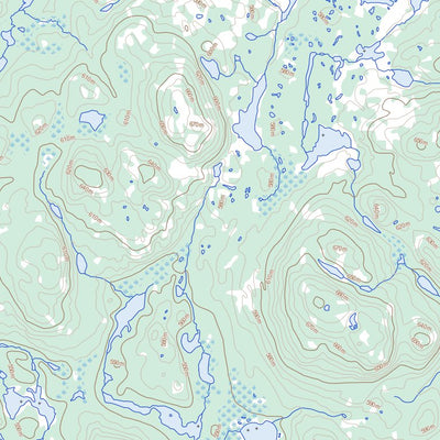 Lac Fauques, QC (023K10 Toporama)
