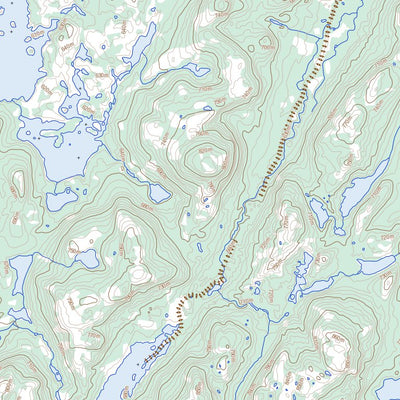 Lac Bruyères, QC (023F04 Toporama)