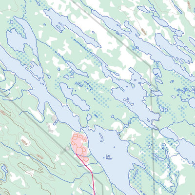 Knob Lake, NL (023J15 Toporama)
