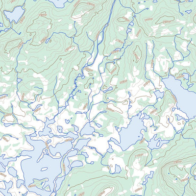 Lac Désilets, QC (023C13 Toporama)