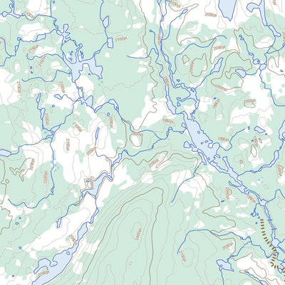 Lac Cananville, QC (023C07 Toporama)