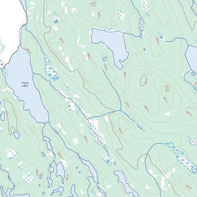 Flora Lake, NL (023B15 Toporama)