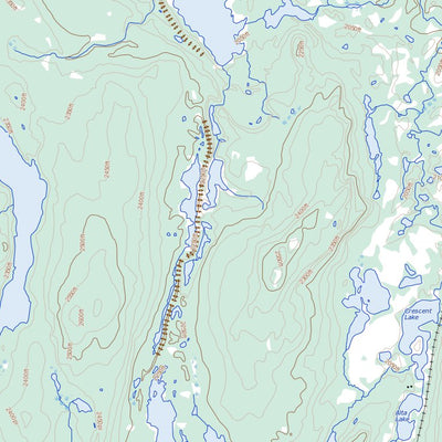 Seahorse Lake, NL (023A04 Toporama)