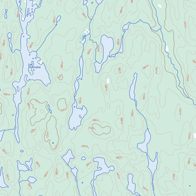 Lac Gommard, QC (022L01 Toporama)