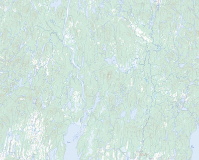 Lac Le Bausais, QC (022L14 Toporama)