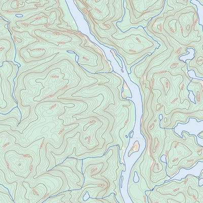 Rivière Vallée, QC (022J09 Toporama)