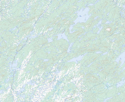 Lac Du Cran Cassé, QC (022M15 Toporama)