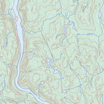 Lac À L'Eau Dorée, QC (022J16 Toporama)