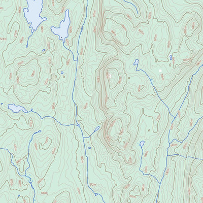 Lac Piacouadie, QC (022M07 Toporama)