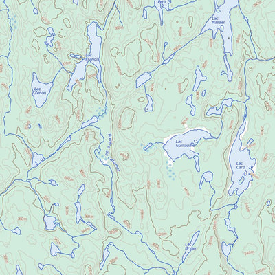 Petite Rivière De La Trinité, QC (022G11 Toporama)
