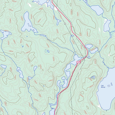 Rivière Vallant, QC (022F15 Toporama)