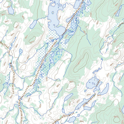 Lac Palairet, QC (022M04 Toporama)