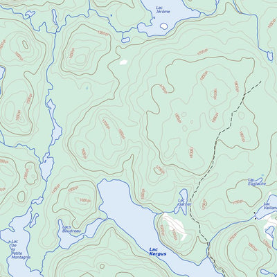 Lac Des Coeurs, QC (022C12 Toporama)