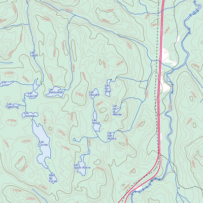 Rivière Pikauba, QC (022D03 Toporama)