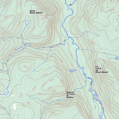 Mont Logan, QC (022B15 Toporama)