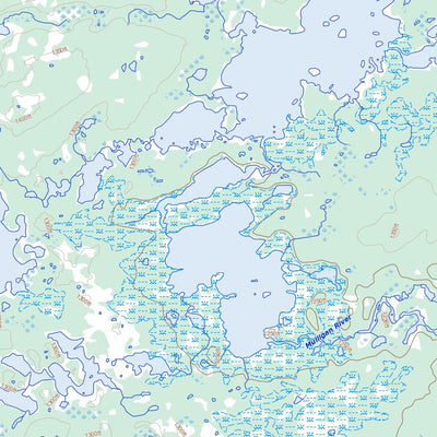 Mulligan River, NL (013K01 Toporama)