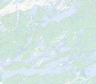 Michinappi Lake, NL (013J12 Toporama)