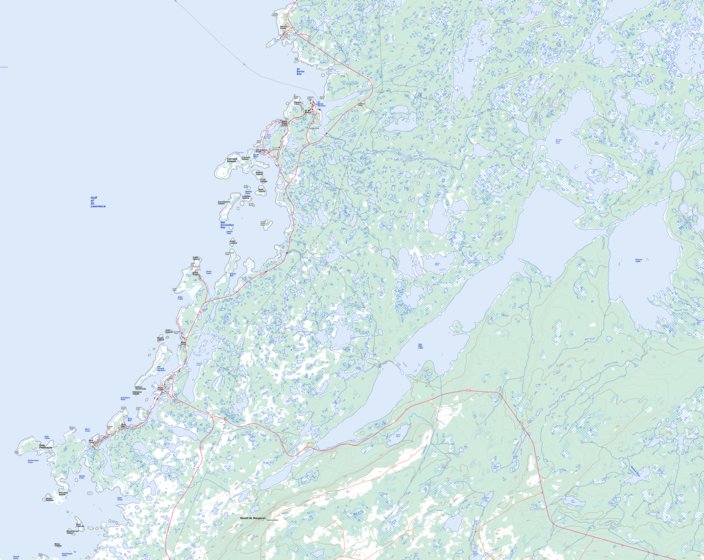 Brig Bay, NL (012P02 Toporama) Map by Natural Resources Canada | Avenza ...