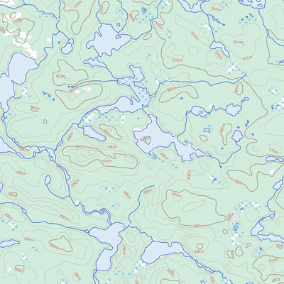 Lac Le Tort, QC (012N10 Toporama)