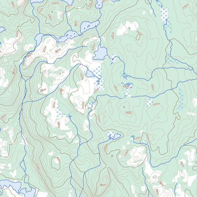 Lac Bohier, QC (012N03 Toporama)