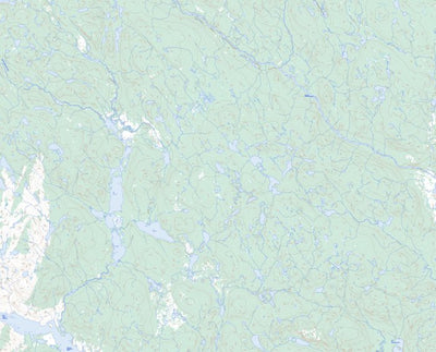 Lac Du Caribou, QC (012M09 Toporama)