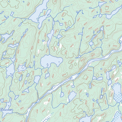 Lac Du Gros Diable, QC (012L05 Toporama)