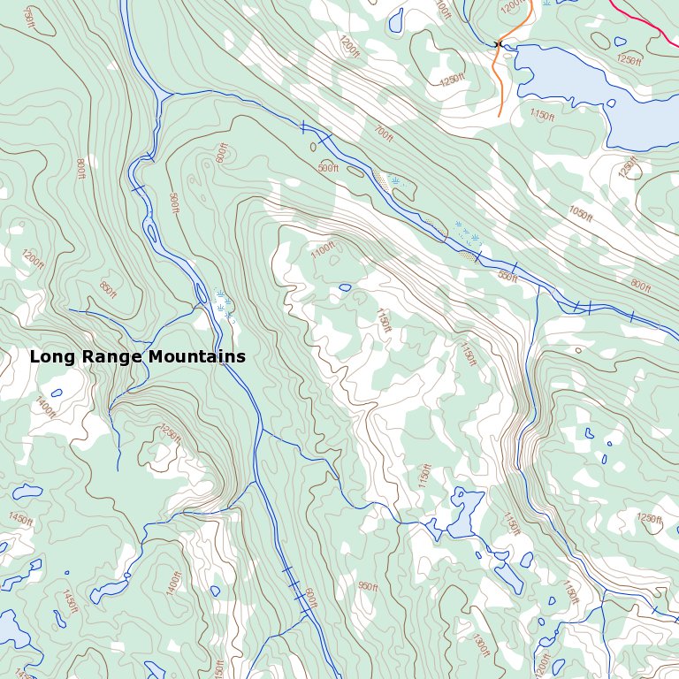 St. Fintan's, NL (012B02 Toporama) Map by Natural Resources Canada