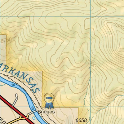 2304 Arkansas River Salida to Canon City (map 06)