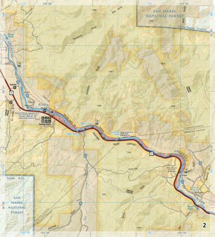 2304 Arkansas River Salida to Canon City (map 02)