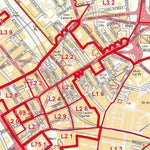 XYZ Postcode Sector Map (C2) Liverpool City