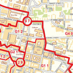 XYZ Postcode Sector Map (C5) Glasgow