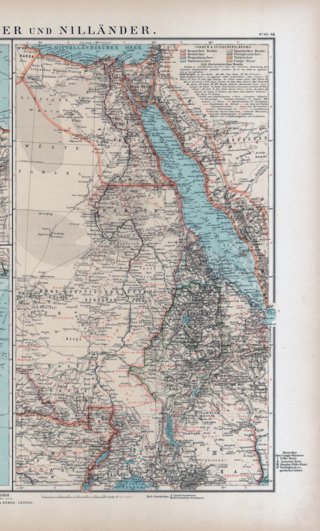The Nile Map, 1905
