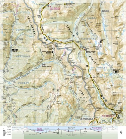 1203 Colorado Trail Collegiate Loop (map 06)