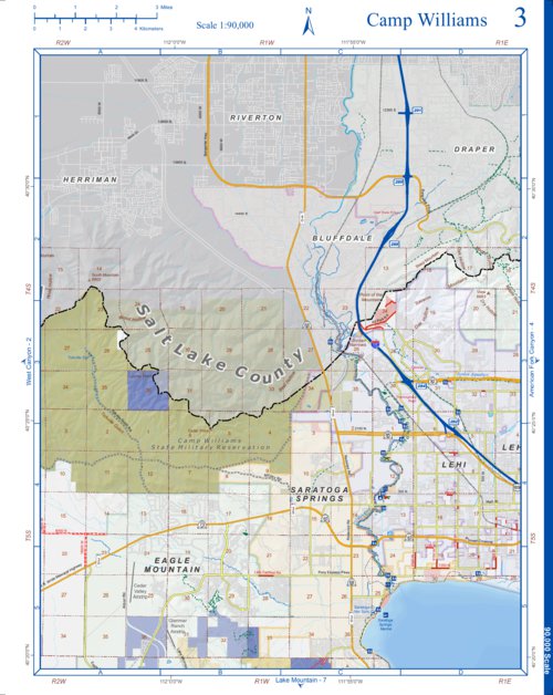 camp williams 03-Camp Williams-UtahCounty Map by Utah County