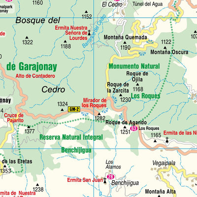 Islandmap La Gomera 2017