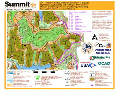 Bechtel 2017: Orange Orienteering course Map by BSA Compass | Avenza Maps