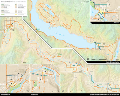 Lake Chelan Valley Bike Map