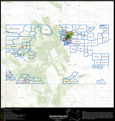 All Municipalities Flowlines Colorado
