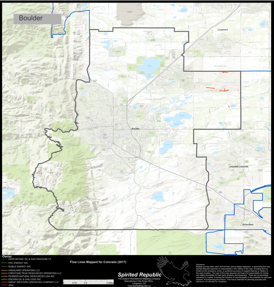 Flowlines Boulder 2017 Map by Spirited Republic | Avenza Maps