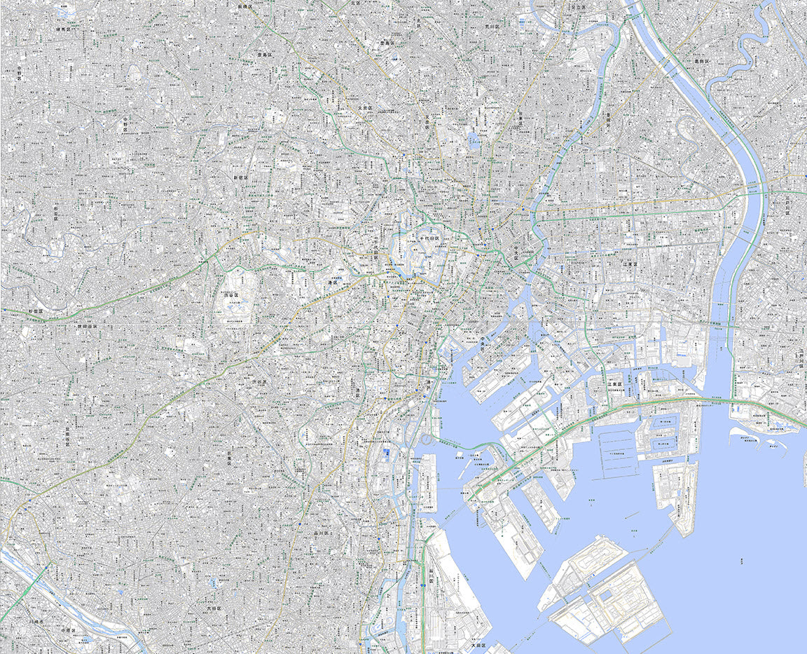 東京地形図バンドル Map by Pacific Spatial Solutions, Inc. | Avenza Maps